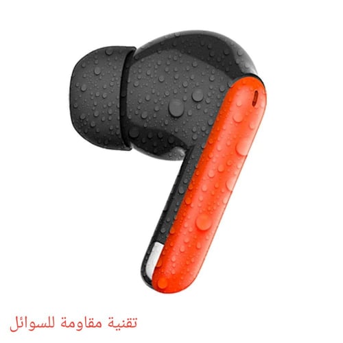 سماعة فيقور مقاومة للسوائل والتعرق jax لون أحمر