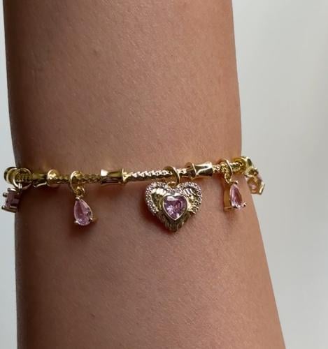 Heart & Waterdrops Charms