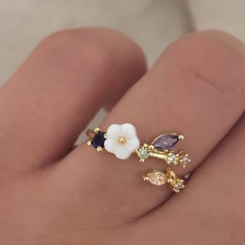 خاتم الورده بكرستال موف و نيلي