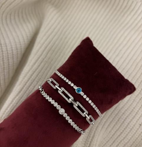 مجموعة الجنزير الفضي