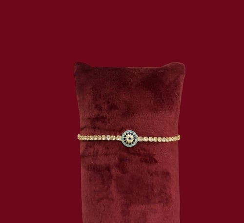 اسوارة العين بسير كرستال دائري