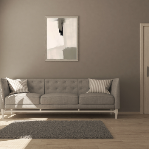 لوحة طباعة طولية تجريدية انيقة