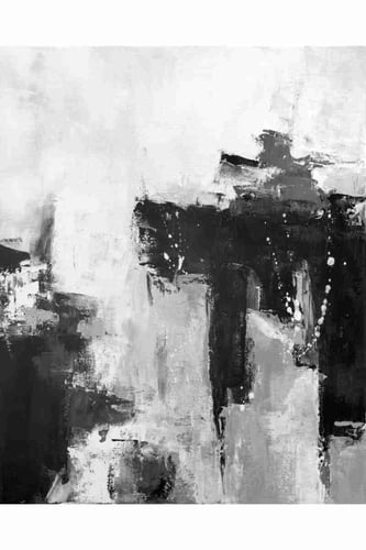 لوحة طباعة طولية فوضى مميزة