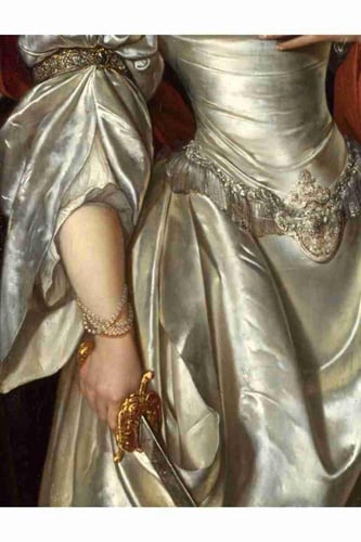 لوحة طباعة طولية تجريدية المرأة المحاربة