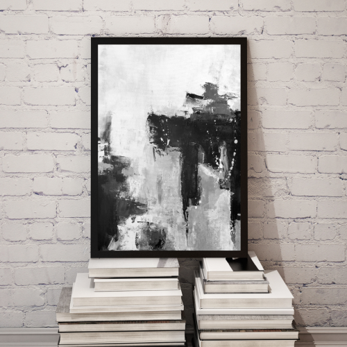 لوحة طباعة طولية فوضى مميزة