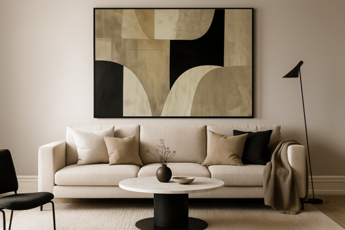 تجريدي طباعه على كانفس