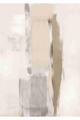 لوحة طباعة طولية تجريدية عصرية