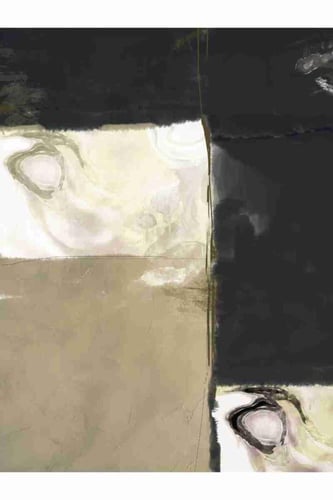 لوحة طباعة طولية تجريدية ساحرة