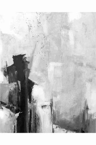 لوحة طباعة طولية ظل بين النور