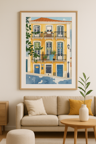 لوحه غرفه معيشه