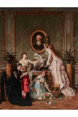 لوحة طباعة طولية إحياء ذكرى القائد