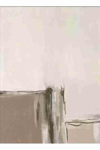 لوحة طباعة طولية تجريدية أفق الصمت