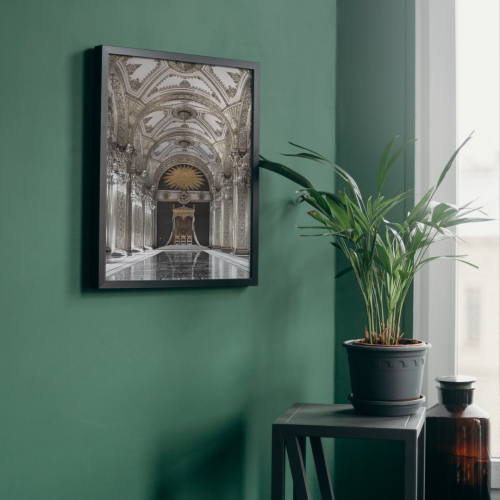 لوحة طباعة طولية عرش المجد