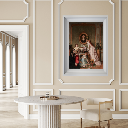 لوحة طباعة طولية إحياء ذكرى القائد