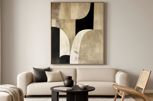 تجريدي طباعه على كانفس