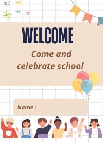 مطوية إنجليزي ( WELCOME)