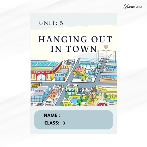 مطوية انجليزي الصف الثالث ( Hanging out in town )...