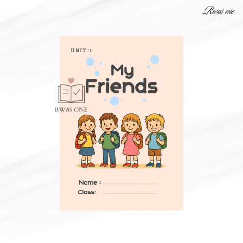 مطوية انجليزي اول ابتدائي ( My friends )