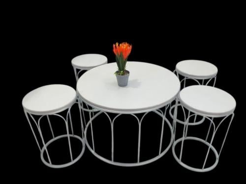 طقم طاوله دائري