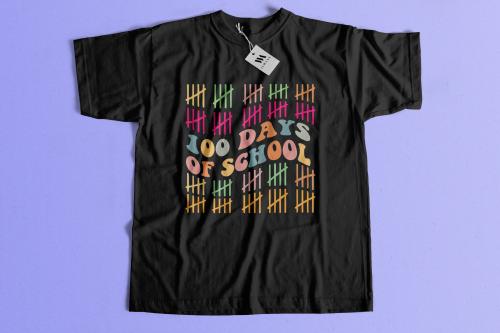 تيشرت 100 يوم دراسي