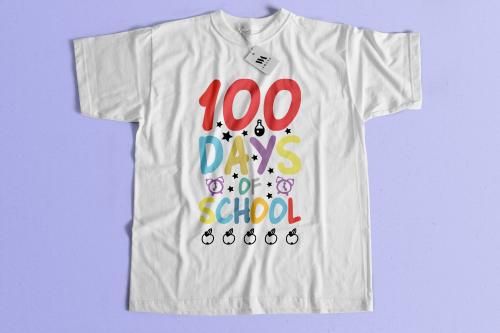 تيشرت 100 يوم دراسي