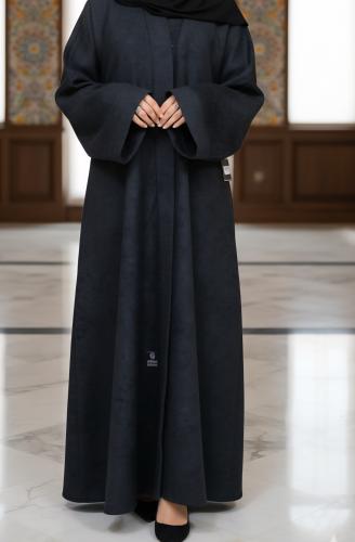 Black abaya winter fabric Jumana