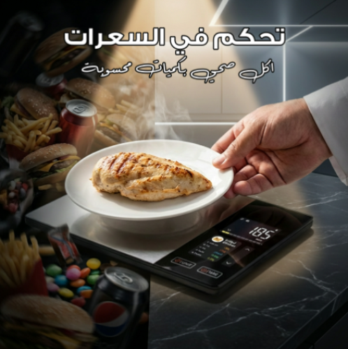 ميزان تحليل الاكل من خلال أبلكيشن جوال