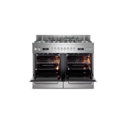 فرن غاز كهرباء البا 6 شعلات - 120 سم - ستيل EX 126...