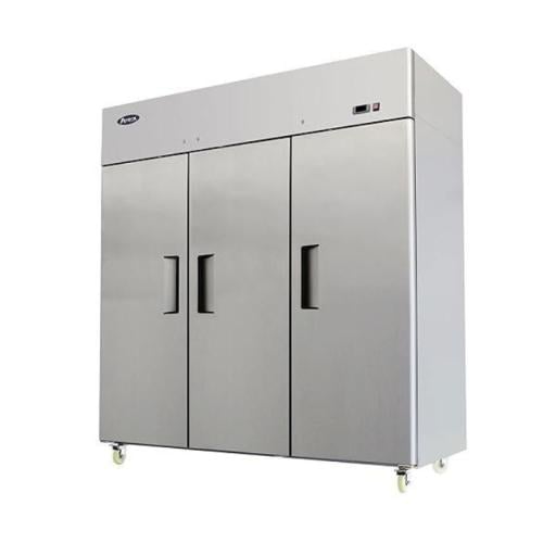 ثلاجة تبريد عرض 3 باب بانكول مغلق - ستيل MBF8006