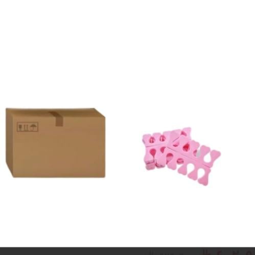 فواصل أصابع الإسفنجية الناعمة 6 شدة 600 قطعة