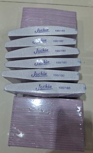 مبرد أظافر شد٢٤حبه من جاكي 100/180