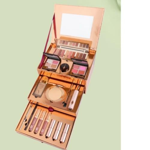 حقيبة أدوات التجميل الفاخرة مكونه من 16قطعه للمسة...