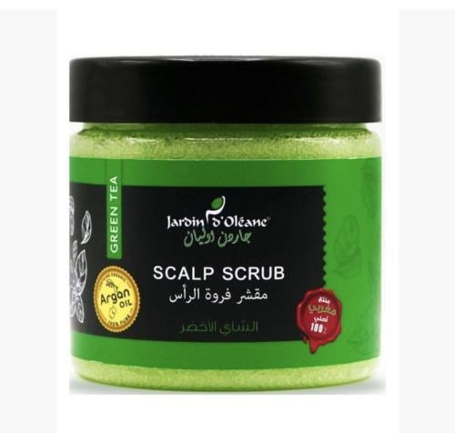 مقشر فروة الرأس بالشاي الأخضر من جاردن أوليان