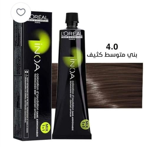 صبغة انوا من لوريال بروفيشينال بني متوسط كثيف 4.0...