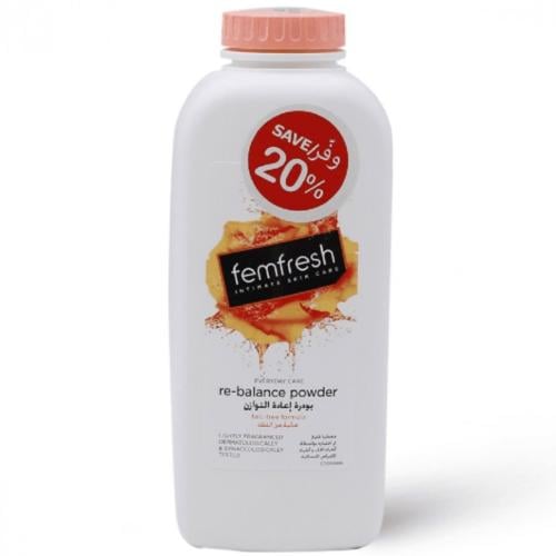 فيم فريش بودرة نسائية للمناطق الحميمية لإعادة التو...