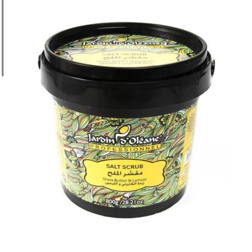 مقشر الملح بزبدة الكاريتي و الليمون