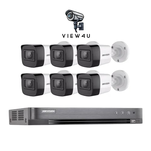6 كاميرات (6 ميجا) Hikvision -iP