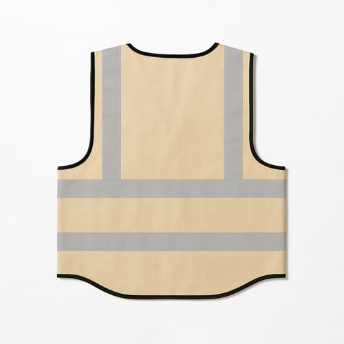 سترة سلامة عاكسة ( ملابس السلامة ) 3 جيوب وحامل كا...