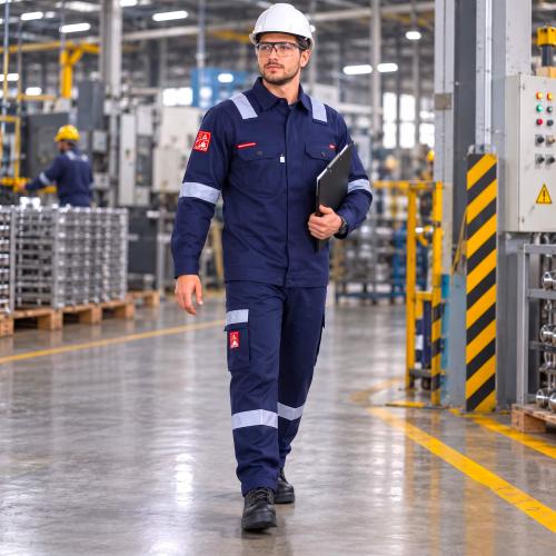 بدلة لبس عمال مقاوم للحريق ماركة ARCTEX (قميص \ بن...