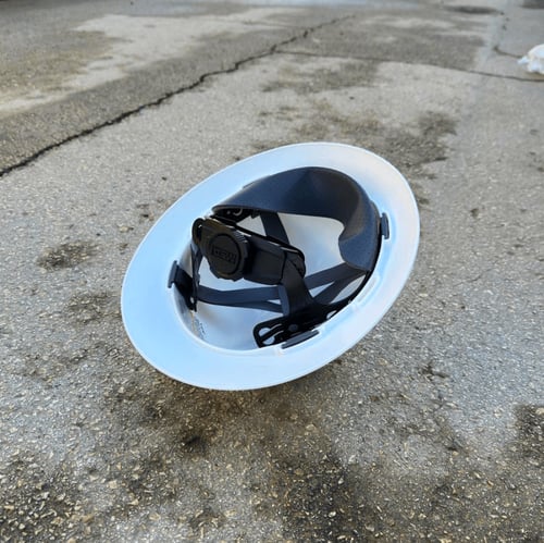 خوذة سيفتي للمهندسين MSA أبيض دائرية Safety Helmet