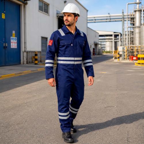 أفرول لبس عمال مقاوم للحريق ماركة ARCTEX – قطن 100...