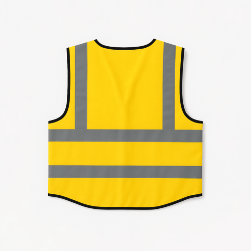 سترة سلامة عاكسة ( ملابس السلامة ) 3 جيوب وحامل كا...