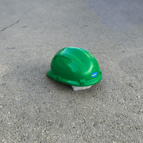 خوذة سلامة عمال فولتكس أخضر Safety Helmet