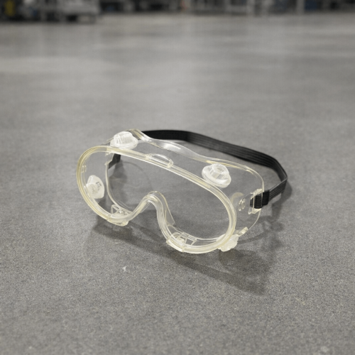 نظارة سيفتي واقية شفافة بحزام مطاطي | Safety Goggl...