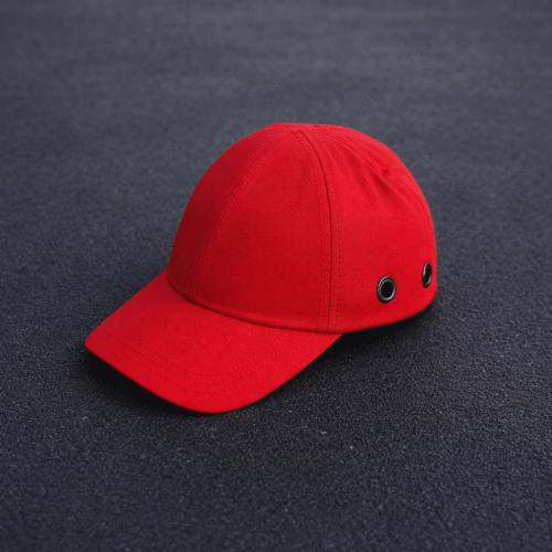 كاب سيفتي Safety Cap - خوذة كاب مميزة باللون الأحم...