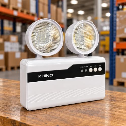 كشاف طوارئ ماليزي شحن كهرباء مزدوج KHIND EM3020