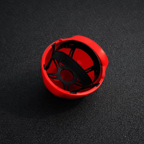 خوذة سلامة عمال حمراء Safety Helmet ( صناعة وطنية...