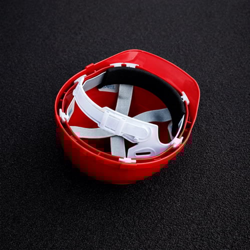 خوذة سلامة عمال فولتكس أحمر Safety Helmet