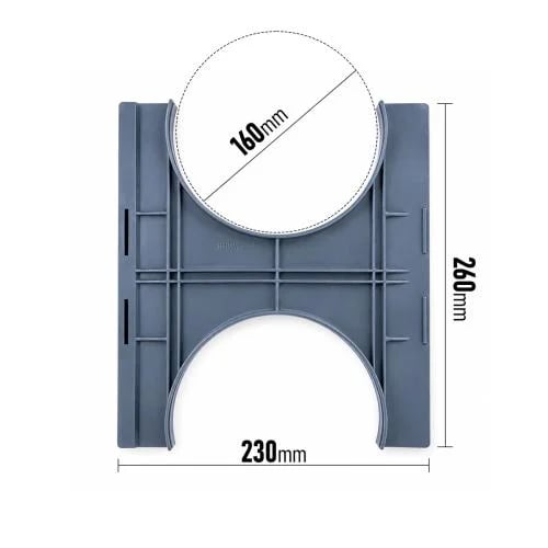 Pipe Spacer PVC-U – سبيسر تنظيم وتثبيت الأنابيب 160 مم Intermediate 2 Way | Pipeline Spacers