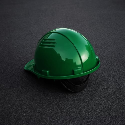 خوذة سلامة خضراء Safety Helmet ( صناعة وطنية )